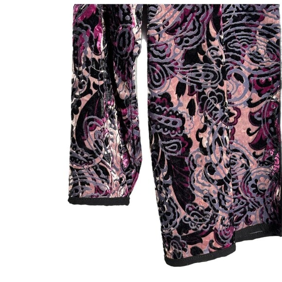 NWT XS Elegant velour jacket, open cardigan - Picture 3 of 5